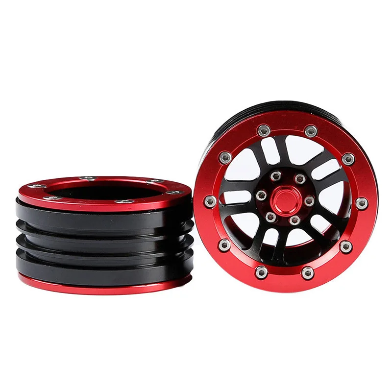 

Metal Alloy 1.9 Inch Beadlock Wheel Rim Wheel Hub for 1:10 RC Crawler Car Axial SCX10 TAMIYA CC01 D90 D110 TF2