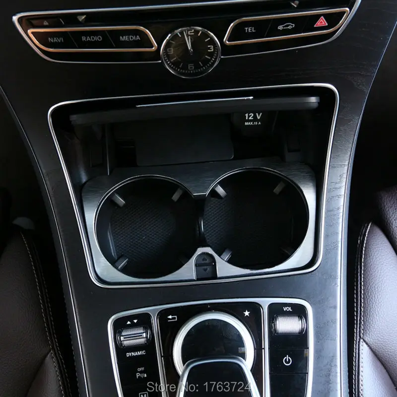 Aluminyum Alasim Araba Aksesuarlari Mercedes Benz C Sinifi Icin W205 Glc 2015 2016 E W213 2017 Kupasi Tutucu Trim Sticker Araba Styling Car Accessories Accessories For Mercedescar Styling Aliexpress