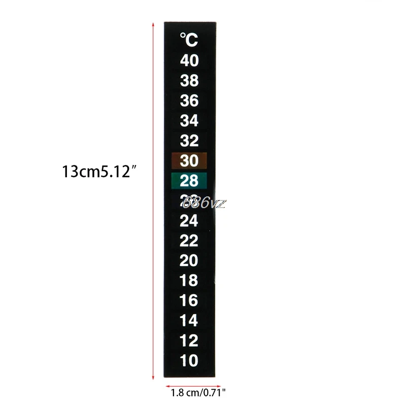 1 шт. цифровой термометр для аквариума с термометром, наклейка на N27, Прямая поставка