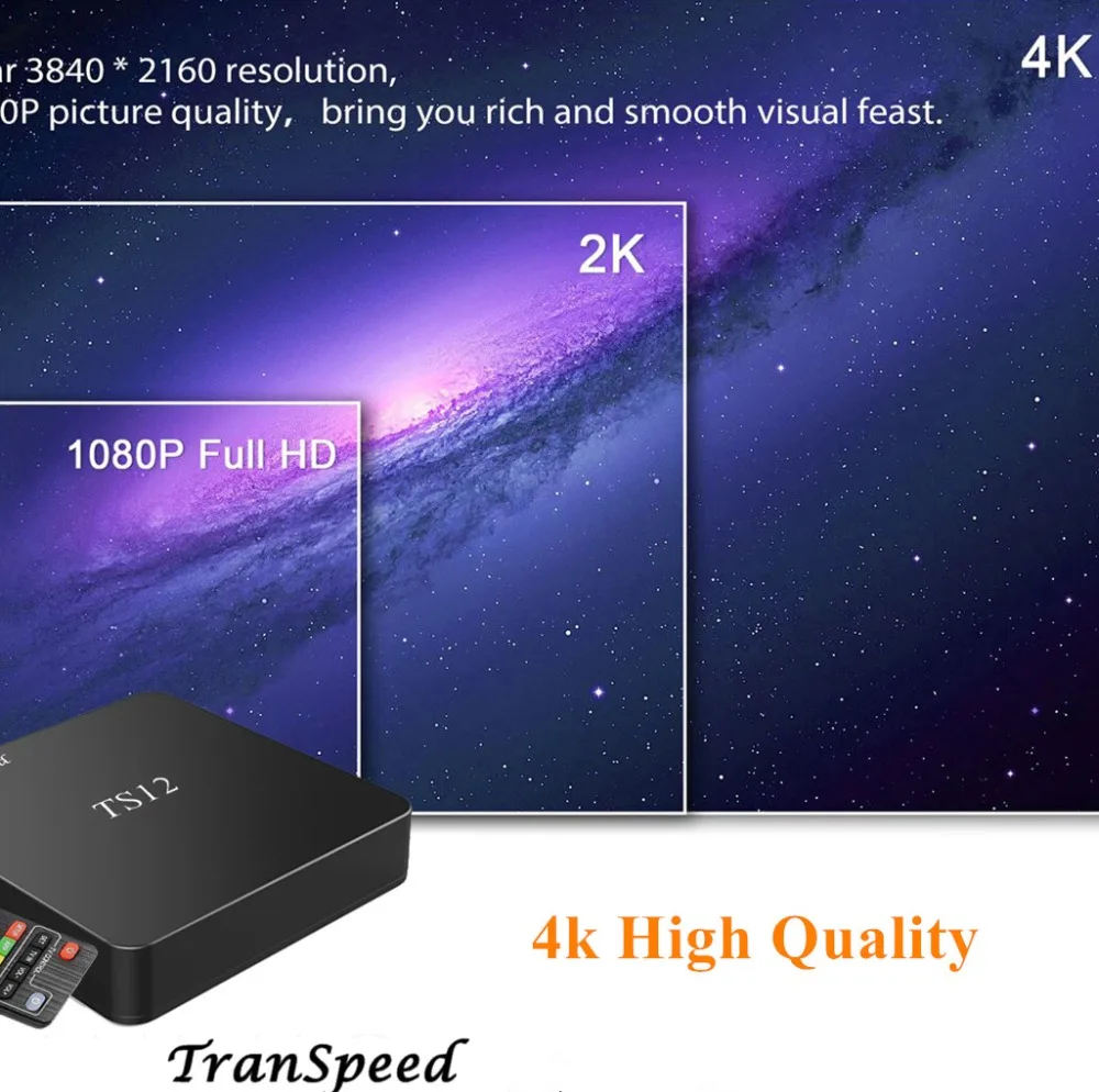 Android tv BOX S905W 2G 16G ТВ приемник 4K 2160P HDMI Wifi медиаплеер youtube Skype Netflix 3D видео Google Play Store