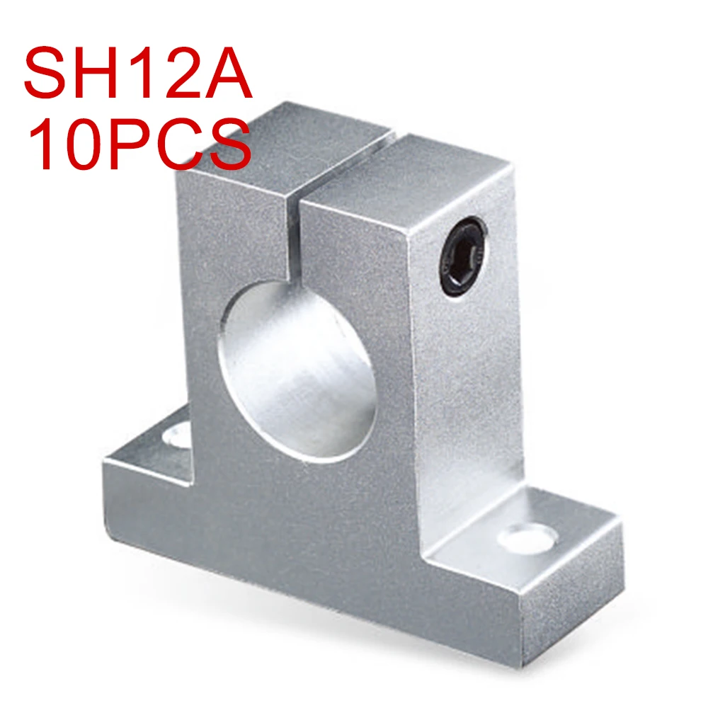 10 pcs SK10 SH10A 10mm خطي السكك الحديدية نهاية رمح دعم XYZ الجدول CNC أجزاء
