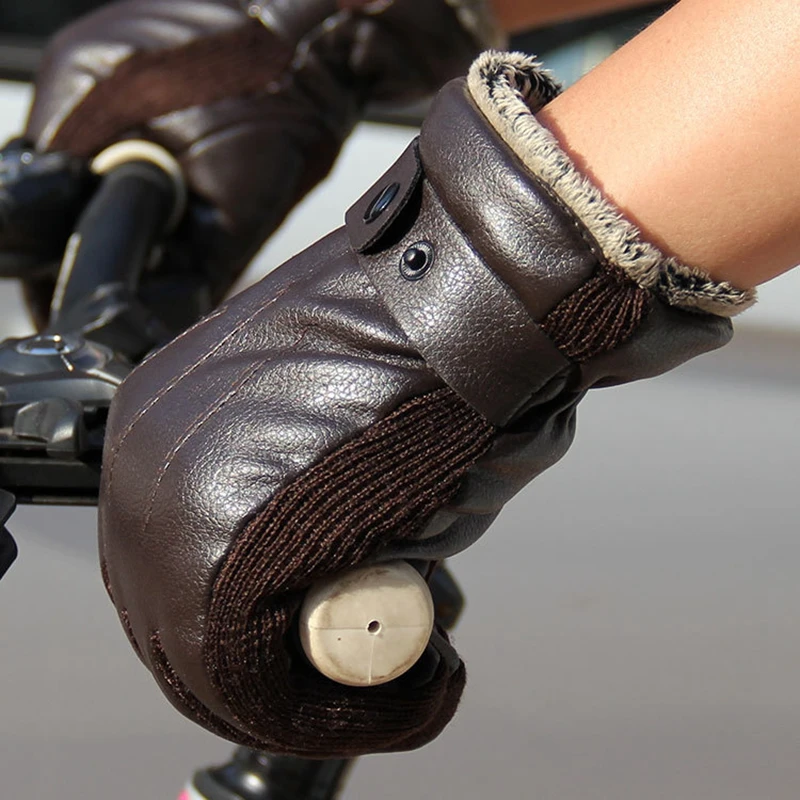 POSSBAY уличная Кожаная Мотоциклетная перчатка для мужчин Gant скутер Водонепроницаемая Автомобильная перчатка для зимней езды Luvas Moto Classic Eldiven
