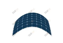 Solarparts 1*100w semi-flexible PVsolar panel for Boat/Golf cart/Charger/Yachts/Home use panel solar for the harsh environment