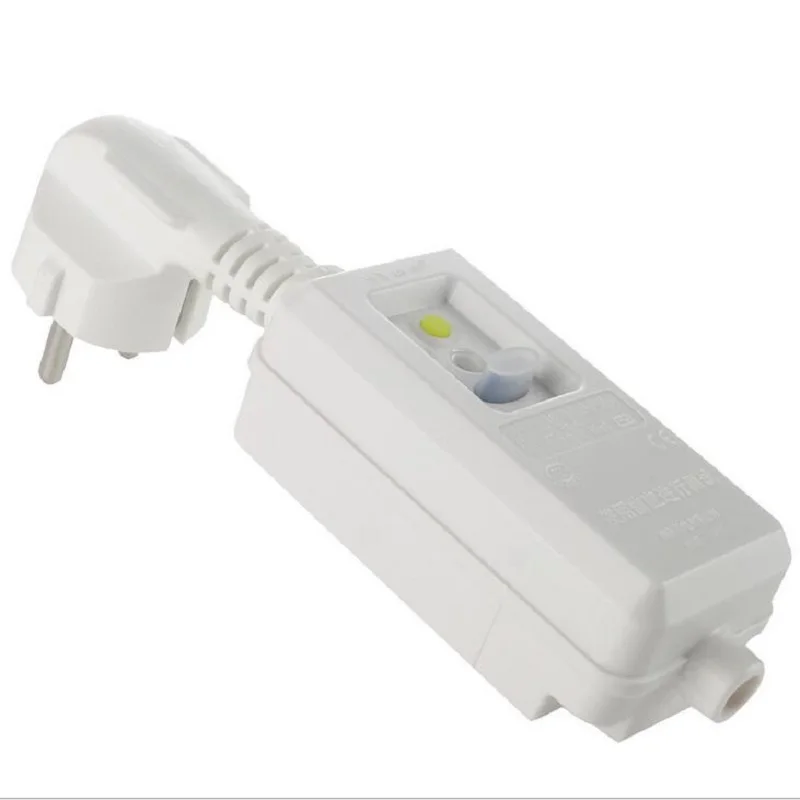 16A Earth Leakage Protection Plug automatically cut off power EU Plug