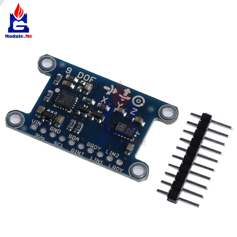 9 Axis IMU L3GD20 LSM303D модуль 9DOF компас ускорение цифровой гироскоп сенсор для Arduino 3-5 в IIC/SPI протокол DIY KIT