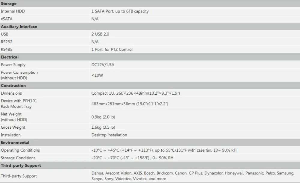 Система видеонаблюдения 4 канала Penta-brid 1080 P компактный 1U цифровой видеомагнитофон XVR5104HS-X1