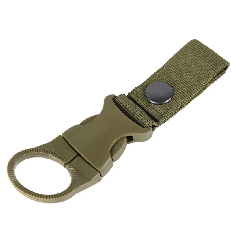 

Outdoor Nylon Webbing Bottle Buckle Army Green
