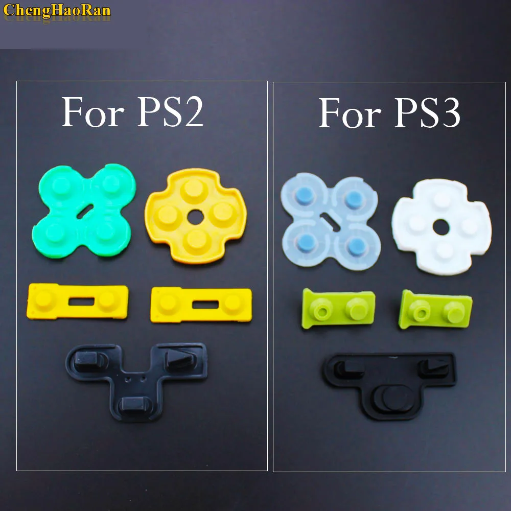 ChengHaoRan 1x для Playstation 2 PS2 PS3 контроллер ремонт проводящий резиновый D Pad Запасные