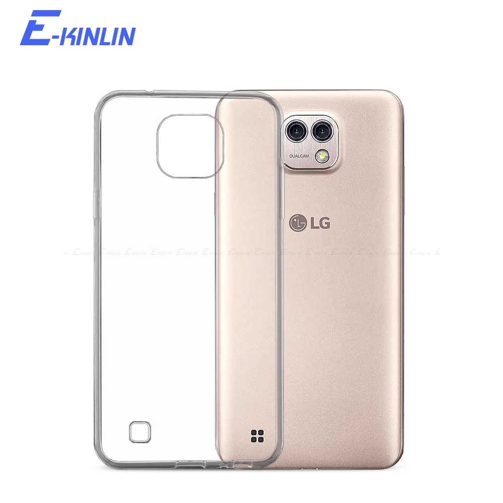 

Silicone UltraThin Clear Soft Full Protective Cover For LG X Charge Power 2 Cam X500 Skin Screen TPU Back Case