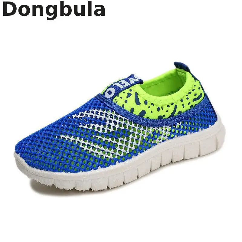 

Summer New Boys Girls Running Shoes Kids Sneakers For Mesh Breathable Children Sports Shoes Student Rubber Flat Casual Shoes