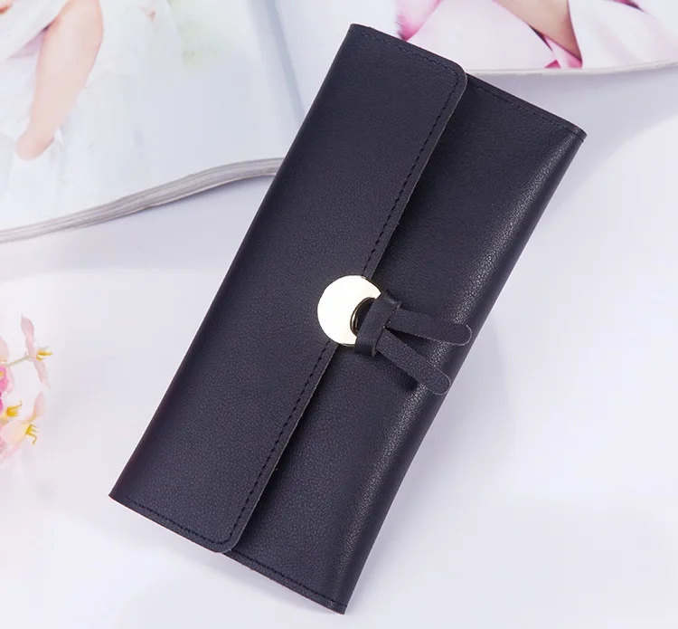MJ Women’s Wallets Women Fashion Leather Wallet Leisure Clutch Ladies Bag Long Purses Card Holder Wallet Money Bag (16)