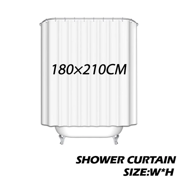 Пейсли фиолетовый душ Шторы ванну с набором для Шторы для Ванная комната с нескользящий коврик для пола - Цвет: Curtain-180X210CM