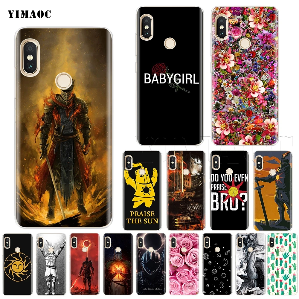 

YIMAOC Praise the Sun Dark Souls Case for Xiaomi Redmi Mi Note MAX 3 6a 7 8 9se mix 2s a1 a2 Lite mi6 mi8 se for pocophone f1