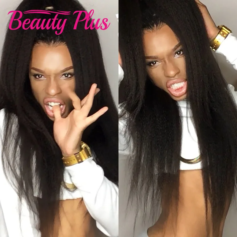 

7A brazilian kinky straight hair 360 closure with bundles kinky straight 360 lace frontal with bundle with baby hair coarse yaki