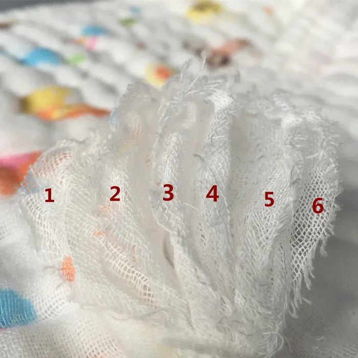 5 шт./лот, 6 слоев хлопка марлевые нагрудники 30*30 новорожденных мультфильм полотенце для лица нагрудник для кормления квадратные полотенца платок