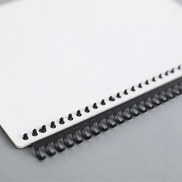6Pcs/Lot 12MM Loose Leaf Binding Rings Spiral Notebook 25 Holes Plastic