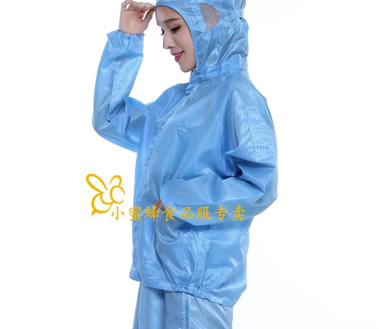 10 комплектов) Антистатическая сиамская одежда, пылезащитная одежда без пыли, очищающая электростатические комбинезоны, униформа