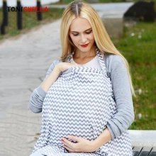 Мать кормит груди кормящих покрывает хлопок дышащий Открытый фартук шаль анти-опустели Детские младенческой грудное вскармливание крышка CL5307