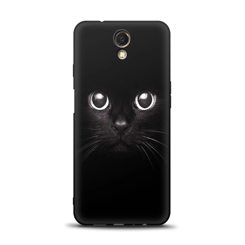 meizu back cover JURCHEN Black Matte Soft Tpu Silicone Case For Meizu M6S 5.7" Cute Cartoon Printing Luxury Back Bags For Meizu M6S Case Cover cases for meizu belt Cases For Meizu