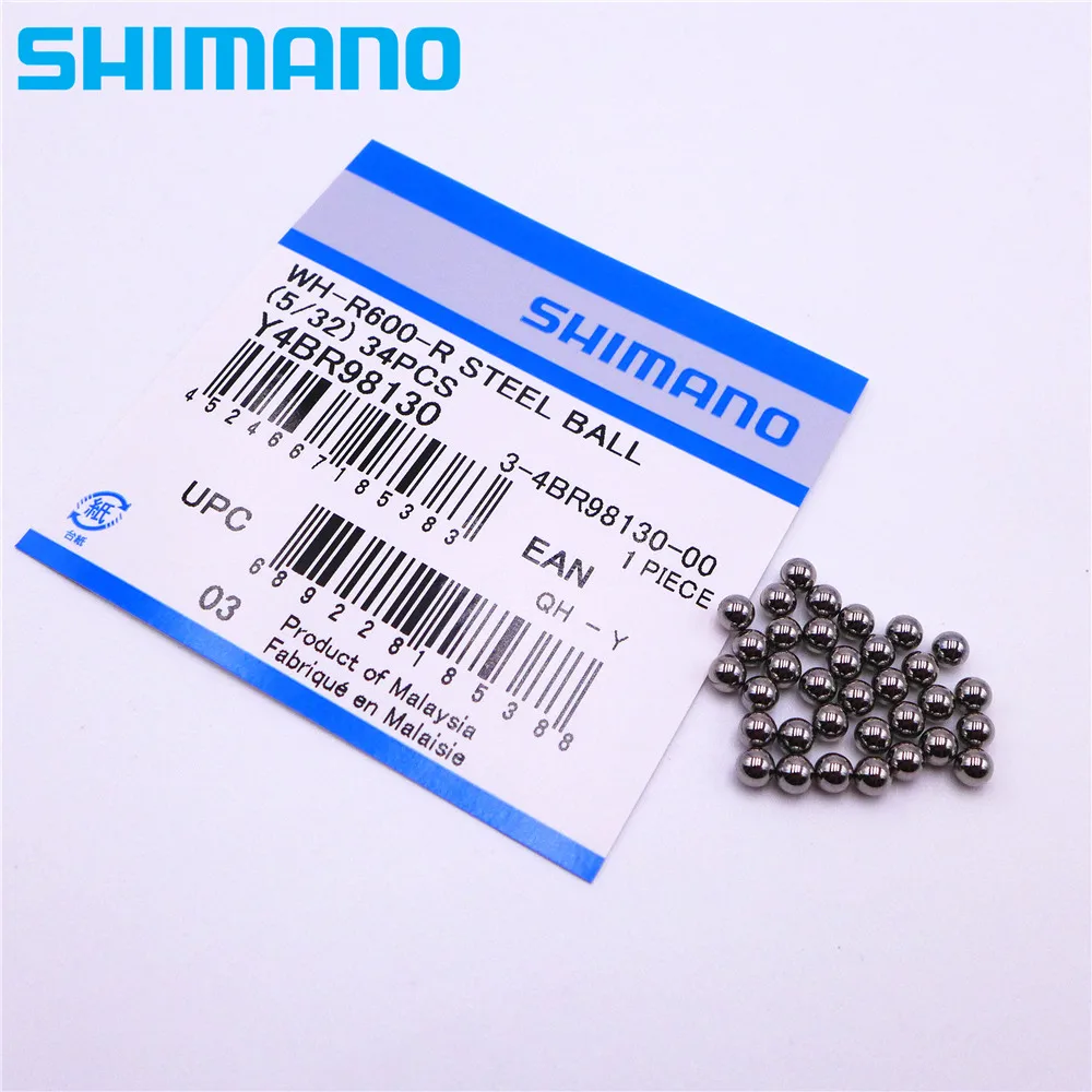 SHIMANO Y4BR98130 стальной шарик передней втулки (5/32 &quot) 34 шт.|Велосипедные втулки| |