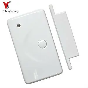 

Yobang Security Wireless Door Window Sensor Magnetic Contact 433MHz door detector For home security alarm system Device White