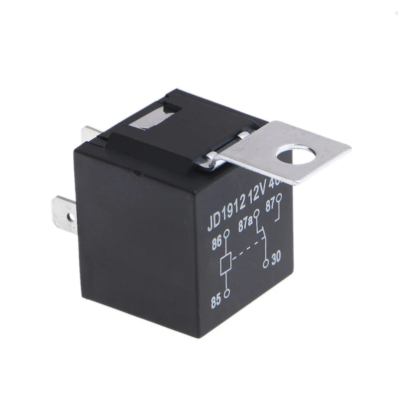 

DC 12V 40A 4 Pin Automotive Fuse Relay Normally Open Waterproof Car Relay