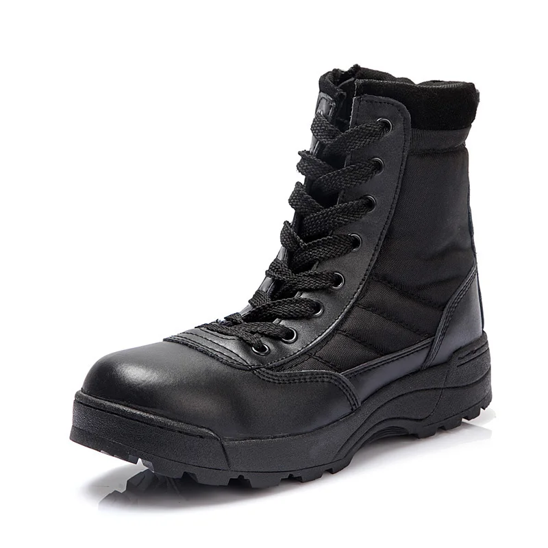 

Zapatos Man Boots Combat Boots Work Shoes Men Army Boots 2018 Tactical Military Ankle Lace-Up Man Winter Shoes