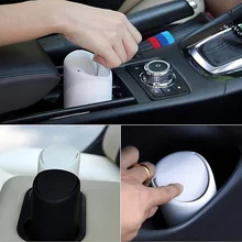 Мини Авто Автомобильный мусорный бак силиконовый автомобильный мусорный контейнер мусорный бак держатель мусорный ящик с крышкой Универсальный