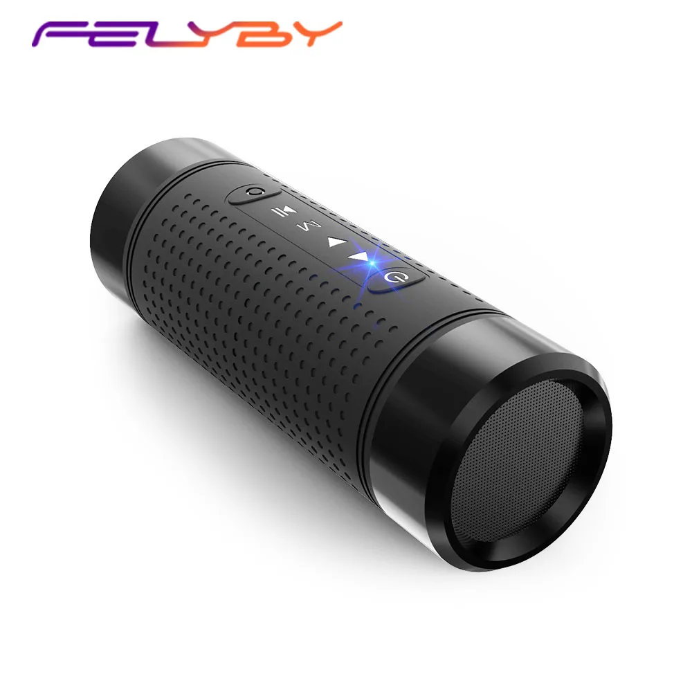 

FELYBY New OS2 Wireless Bluetooth Speaker Portable Stereo Audio Waterproof Speakers Subwoofer With Mobile Power With AUX TF Mic