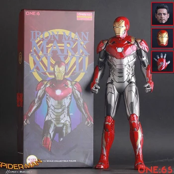 

Crazy Toys Ironman Mark XLVII Mk47 Spiderman 1/6 Scale Statue PVC Action Figure Collectable Model Toy Gift