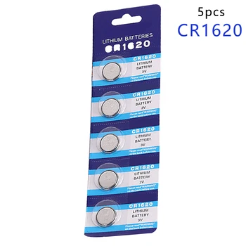 

Centechia 5pcs/Lot CR1620 1620 ECR1620 DL1620 280-208 3V Cell Battery Button Battery, lithium battery For Watches,clocks