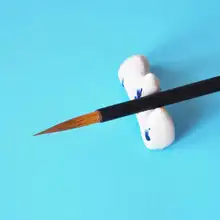 2 предмета/партия кисточка для китайской каллиграфии шерсть ласки рисунок кисть, акварельная Кисть ручка арт поставки стационарных подарок