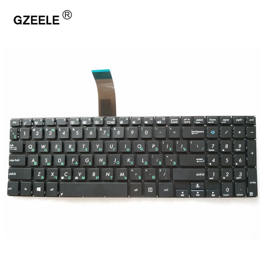  GZEELE russian laptop keyboard For Asus VivoBook K551 K551L K551LA K551LB K551LN V551 V551LN notebo