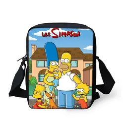 Simpsons Школьные сумки Crossbody сумка Школьный ранец для мальчиков и девочек дети mochila escolar мини bookbag 2018