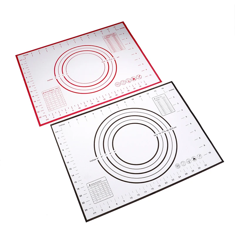 Антипригарный силиконовый коврик для выпечки лист для выпечки стеклянный вкладыш коврик для замеса теста пицца пирог ремесло Приготовление выпечки инструмент 40*30 см