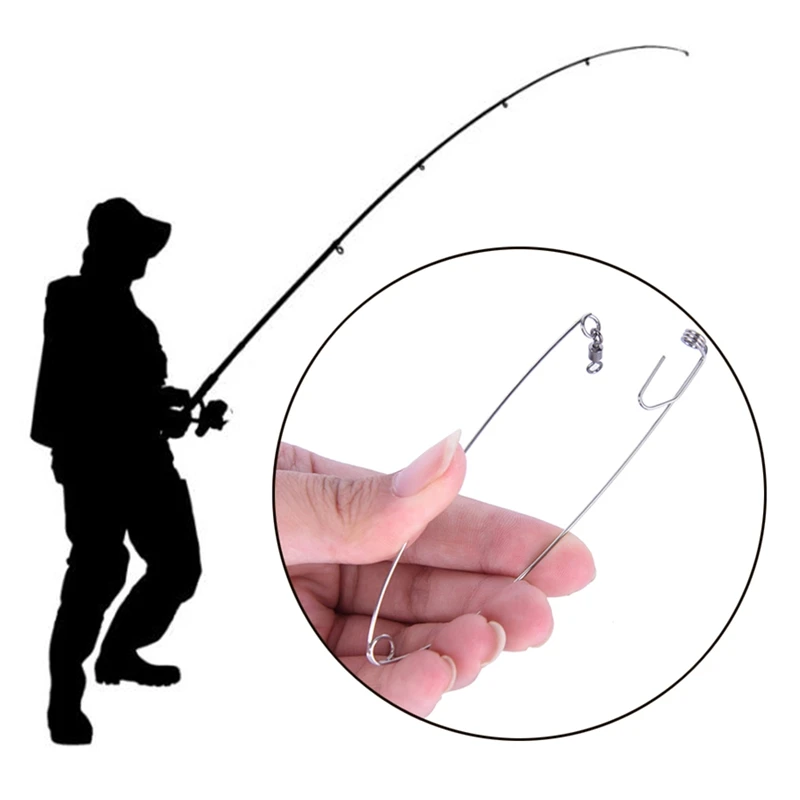 

1Pc Automatic Fishing Hook At Top Speed All The Waters Of The Fish Hook Stainless Steel New Hot Fishing