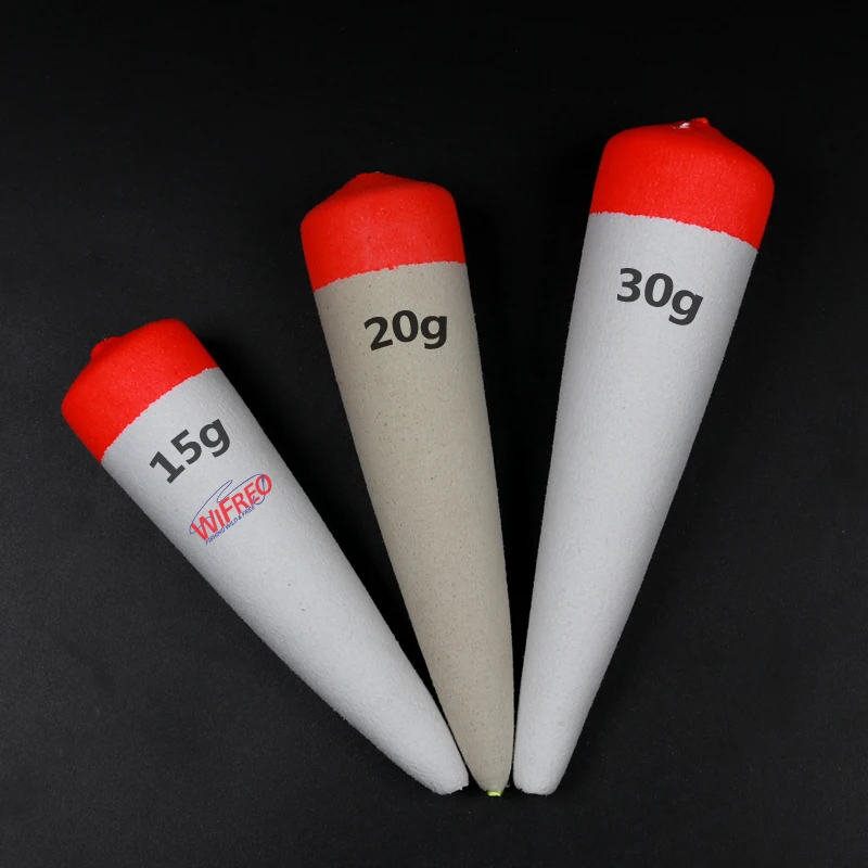 Wifreo 2PCS 15g 20g 30g Buoy EVA Foam Inline Float Bobbers ...