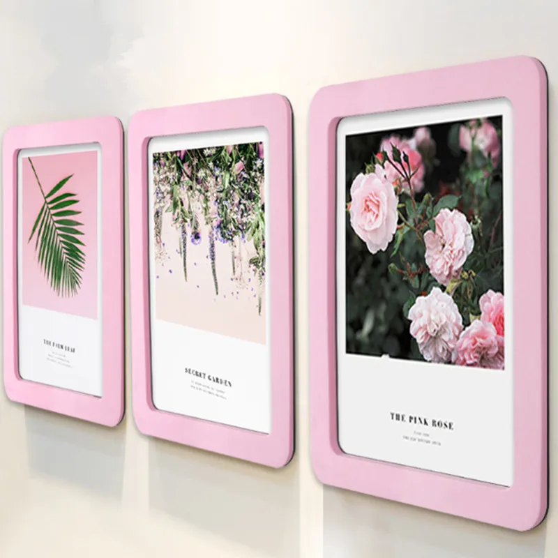 

Creative photo frame Nail-free wall Self-Adhesive Magnetic photo frame Children's photo picture frame wall decoration