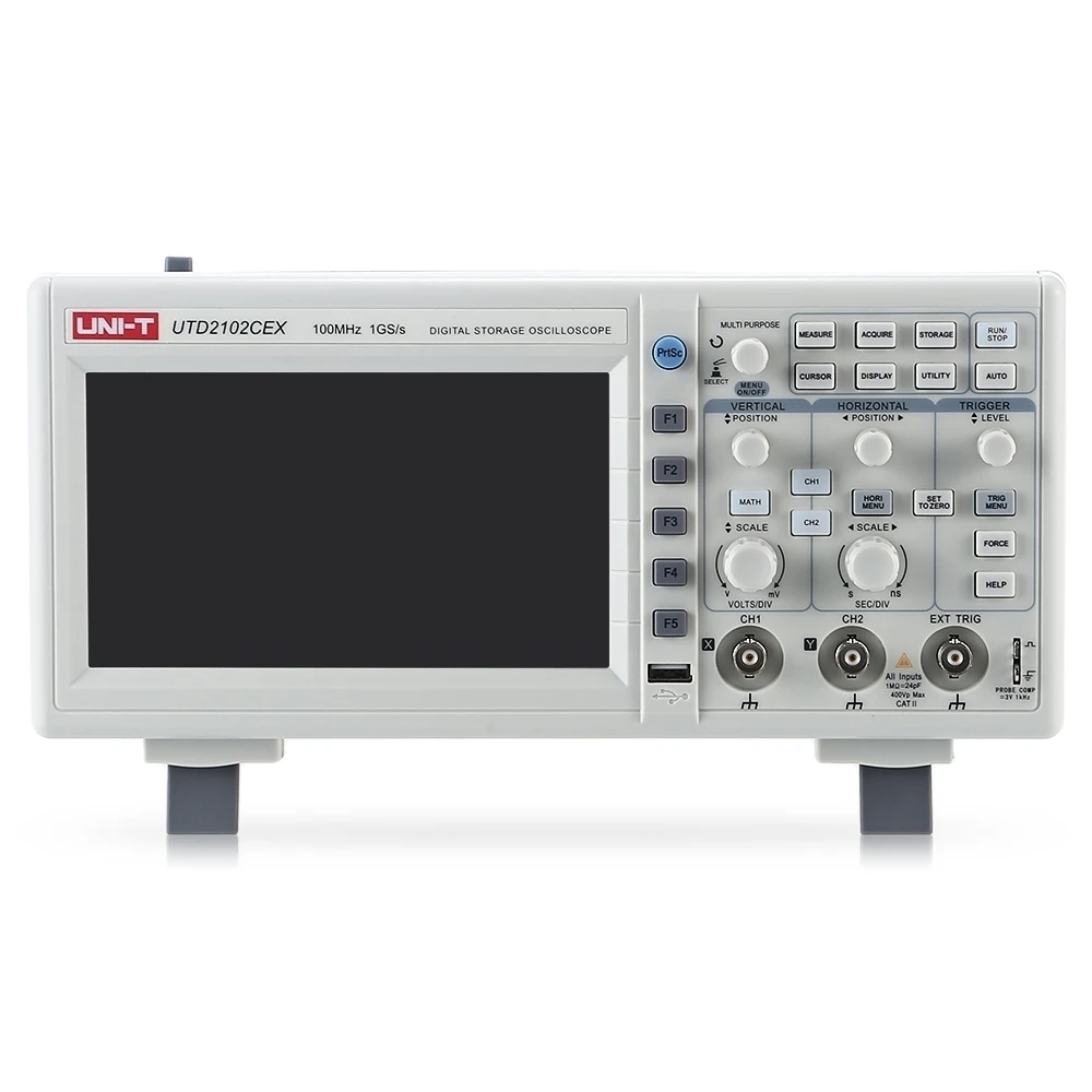 UNI T UTD2102CEX Digital Oscilloscope 100MHz Bandwidth with USB OTG