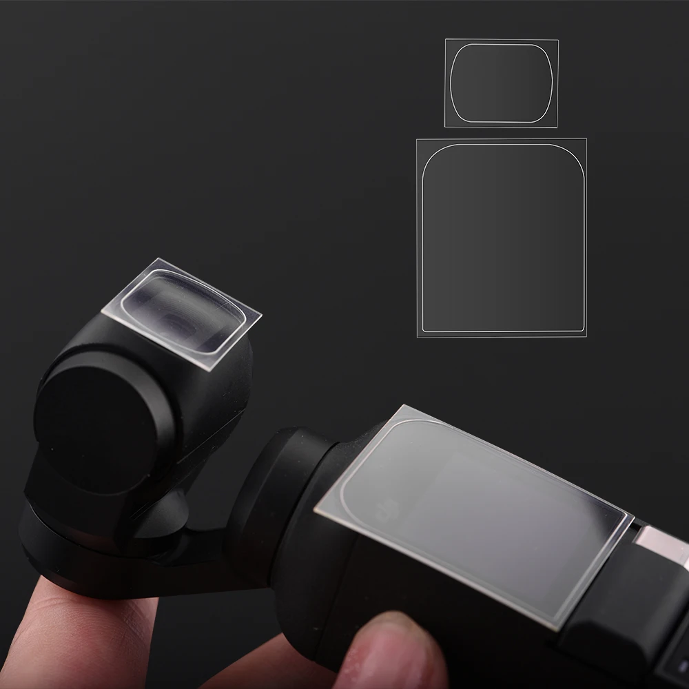 New 3Pcs Screen Film Camera Lens Protective Scratch-Proof for DJI OSMO Pocket Gimbal and Display Accessories | Электроника