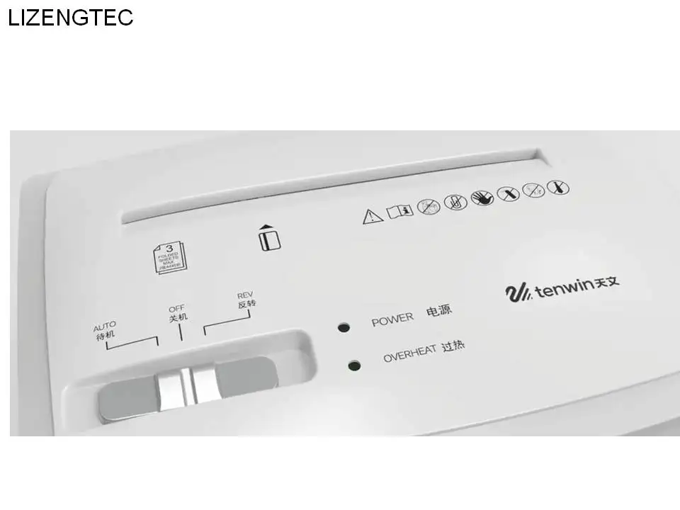 LIZENGTEC мини многофункциональная настольная электрическая бумага и шредер для карточек