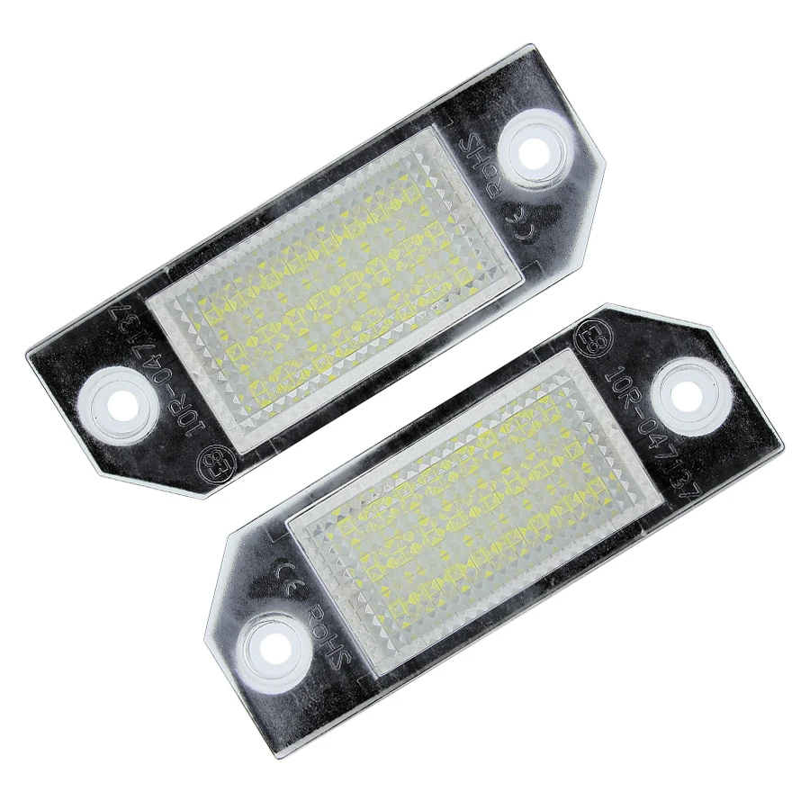 

2Pcs For Focus C-MAX MK2 2003-2008 LED Number License Plate Lights White