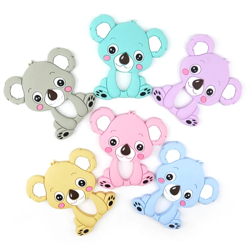 

Baby Silicone Training Teethers Koala Toddler Chew Toys Teething Gift for Infant Safe Silicone Teething Toy Baby Accessories