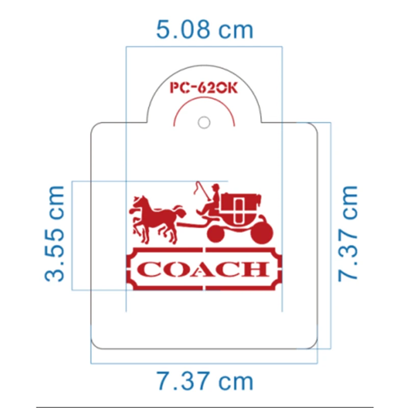 Famous Brand Bags Logo Painting Mould Fondant Cake Stencils DIY Mold Template Chocolate Spray Mold Fondant Cake Decorating Tools2