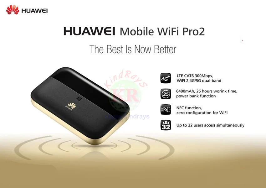 Роутер huawei e5885 4g rj45 cat6 300 Мбит/с 3g Wi Fi карманная точка доступа sim карта Ethernet 6400 мАч