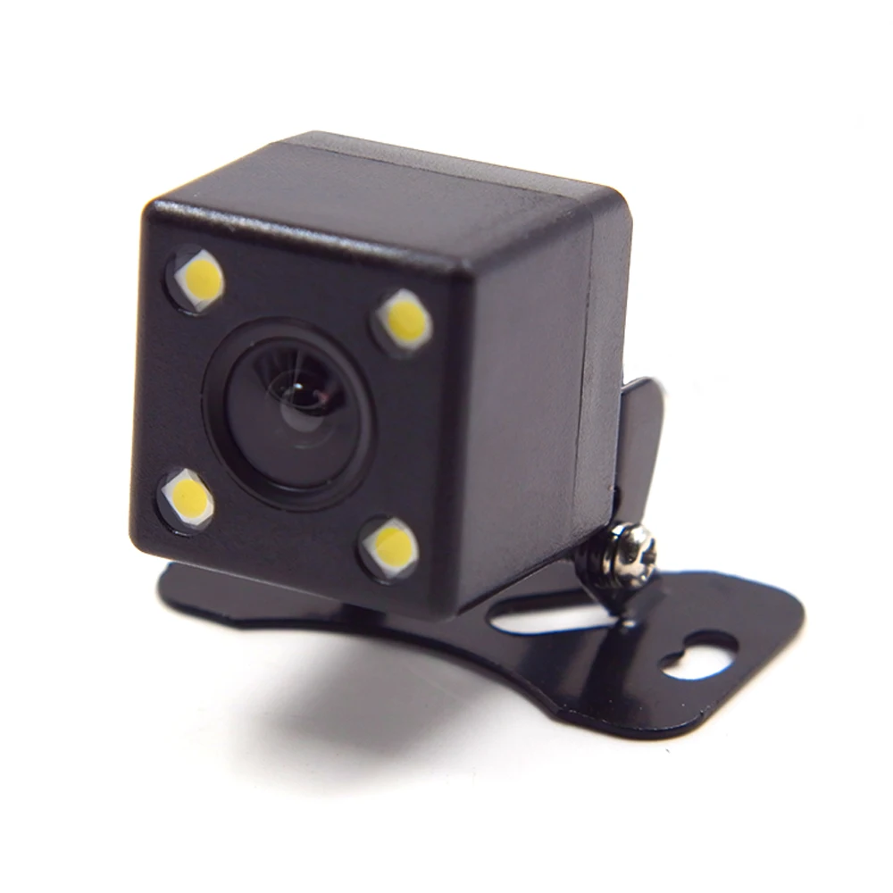 CCD Автомобильная камера заднего вида 4 ИК ночного видения, водонепроницаемая HD 170 градусов, помощь при парковке