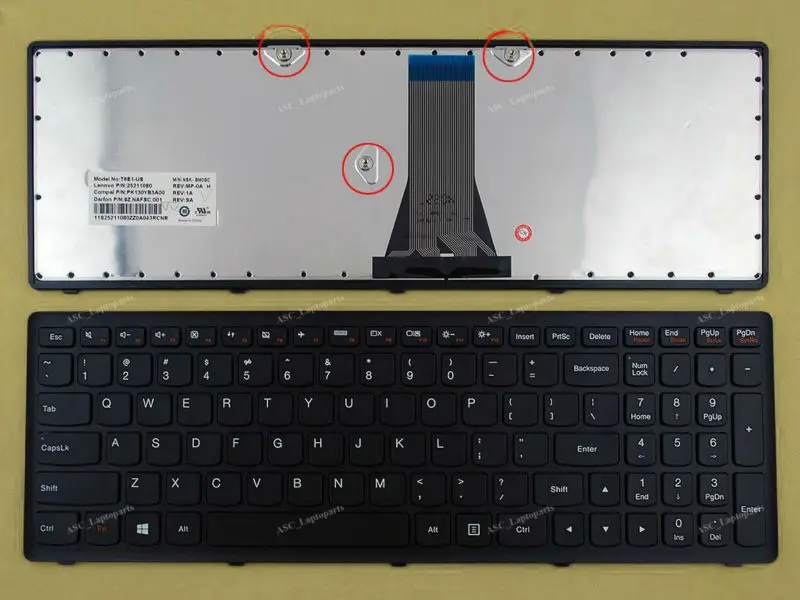 Wholesale Hot Sale New US English Keyboard For Lenovo IdeaPad G500s