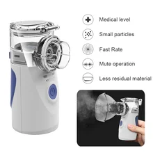 pr+mise Mini Handheld Portable Nebulizer Rechargeable USB Cold Mist Inhaler kit for Adult Children