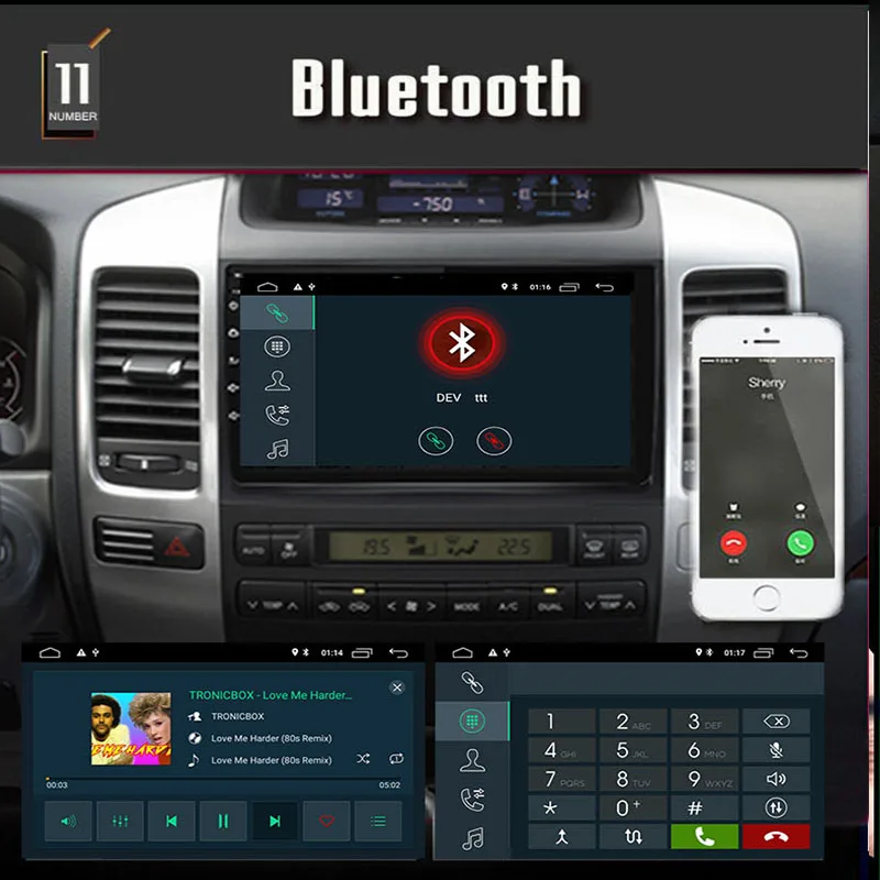 Clearance Android 9.0 car DVD player GPS for Toyota Prado 120 2004-2009 Quad Core 2G RAM 16G ROM DAB OBD BT navigation USB WIFI DVR 1 Clearance Android 9.0 car DVD player GPS for Toyota Prado 120 2004-2009 Quad Core 2G RAM 16G ROM DAB OBD BT navigation USB WIFI DVR 1