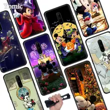 Cute Mickey Minnie mouse Black Soft Case for Oneplus 7 Pro 7 6T 6 Silicone TPU Phone Cases Cover Coque Shell
